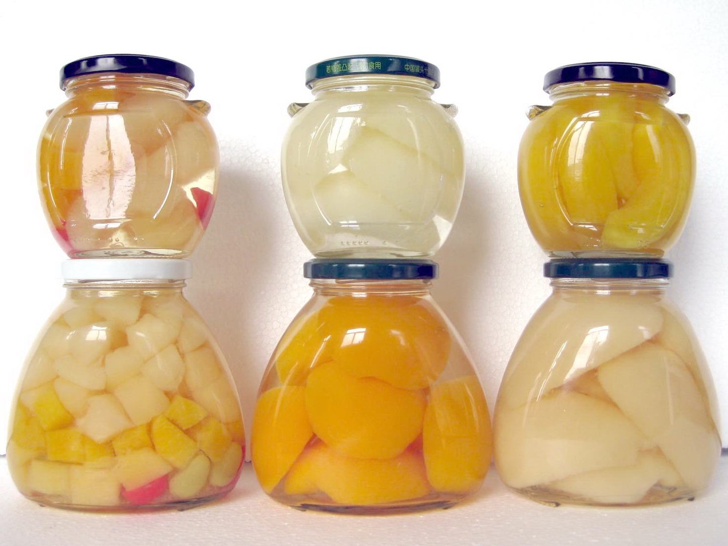 Cockail Fruits in Jars